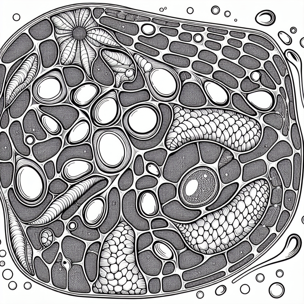 Лист — город клеток