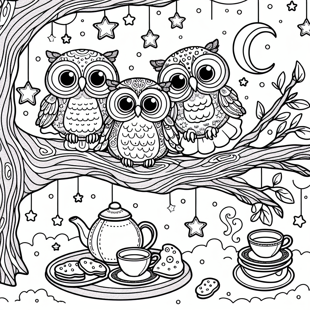 Ночной пикник совят