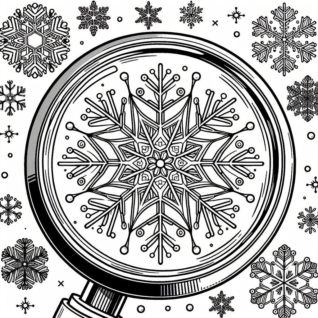 Снежинки под лупой