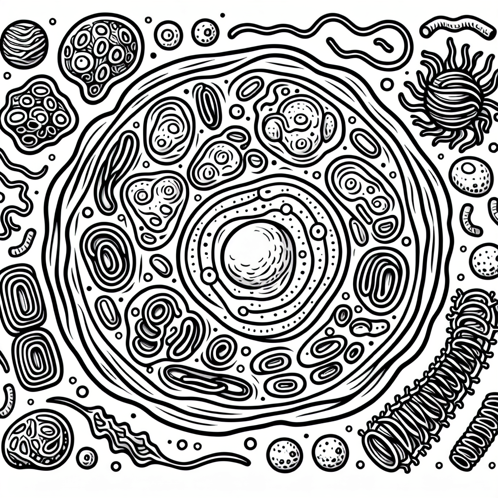 Животная клетка внутри