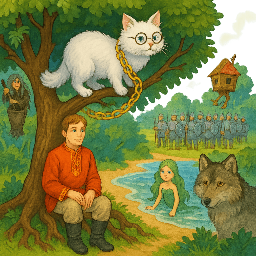 У лукоморья дуб зеленый